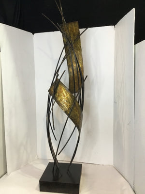 Modern Bronze Metal Sculpture