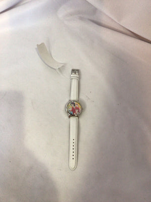 Wristband White Leather Snow White Watch