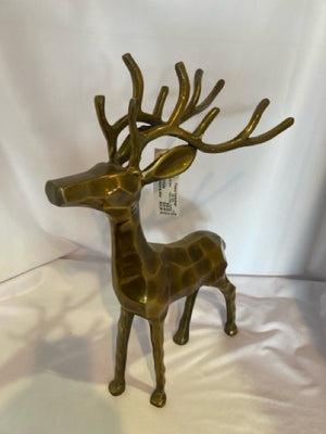 Brass Brass Reindeer Holiday Item