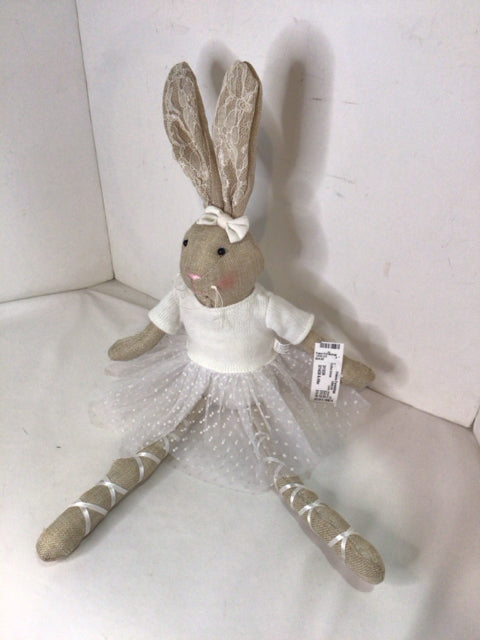 Easter White/Tan Rabbit Stuffed Animal