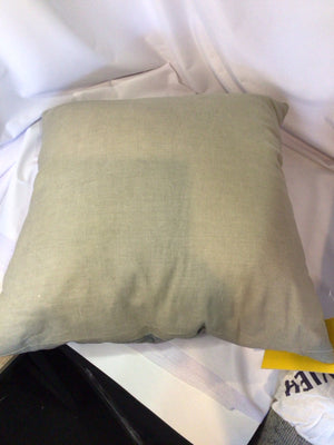 Tan/Gray Down Cotton Pillow