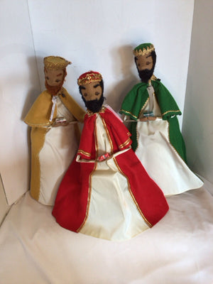 Christmas Multi-Color Felt 3 Wise Men Holiday Item