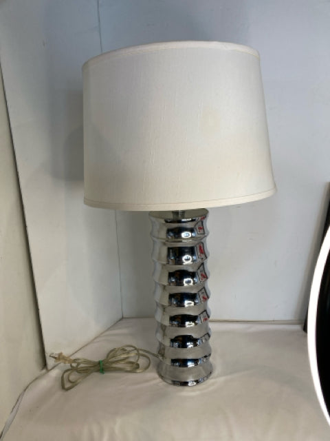 Silver Metal Lamp