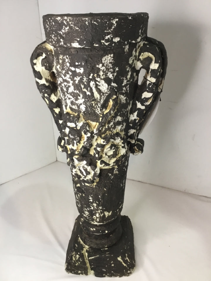 Black Resin Candle Holder