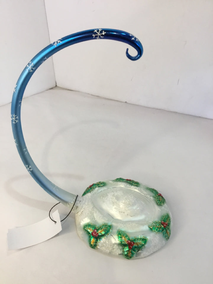 Christopher Radko Blue/Green Glass Holiday Item