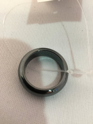 Metal Black Ring