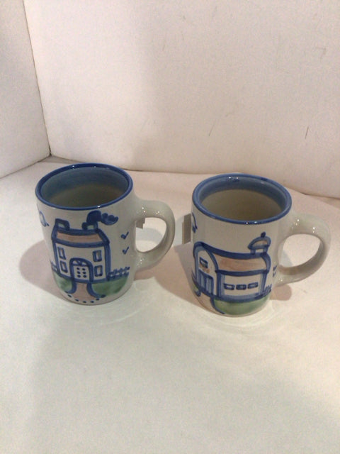 Hadley Gray/Blue Ceramic Mug