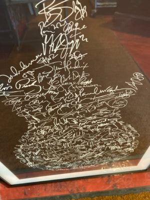 Black/White Guitar Framed Art