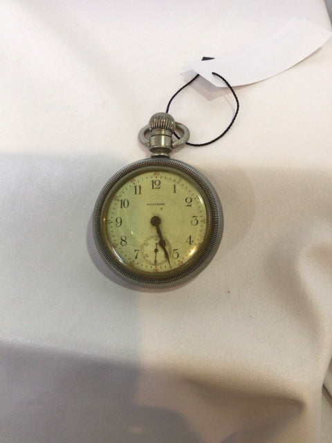 Waltham Metal Round Pocket Watch