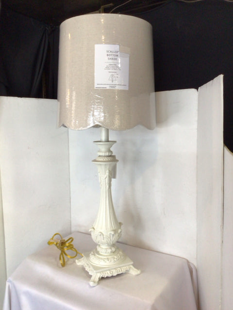 White Wood Lamp