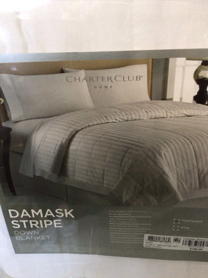 Down White Cotton Queen size Blanket