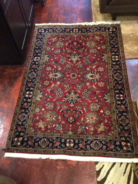 Karastan Wool Red/Blue Rug