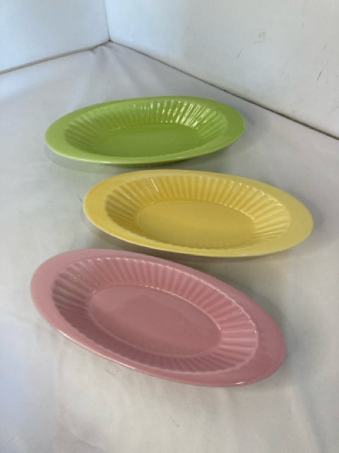 Desert Pastel Stoneware Set of 3 Dish