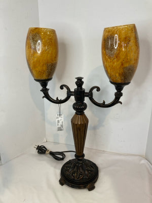 Bronze Metal Double Lamp