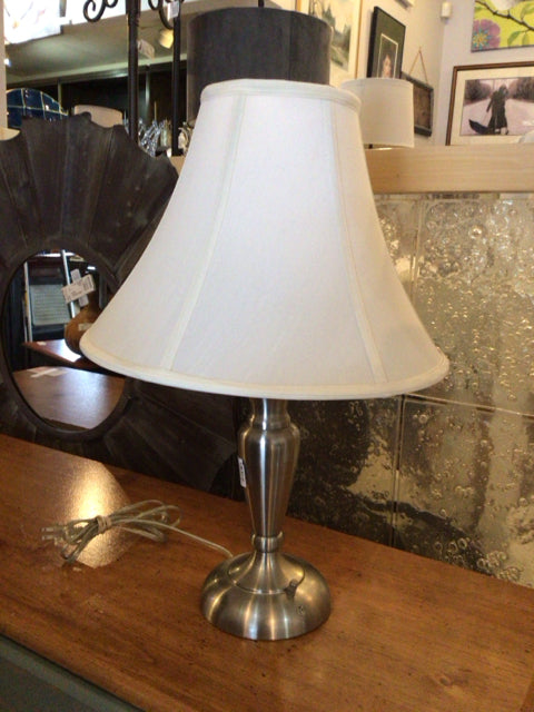Silver Metal Lamp