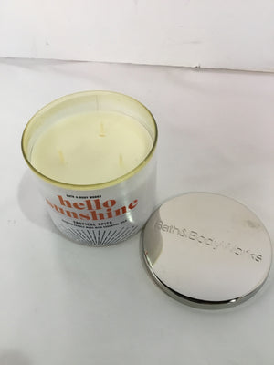 Bath & Body Works White Wax Candle