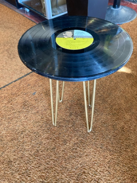 Vinyl Record Black Table
