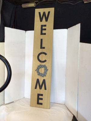 Christmas White/Black Wood Sign Holiday Item