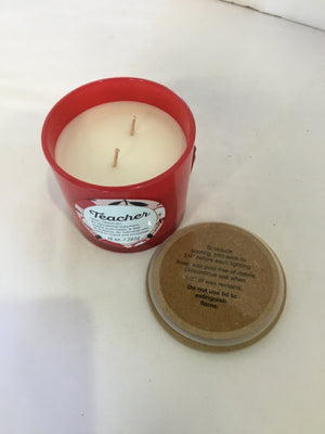 Kirkland's Red Teacher Candle