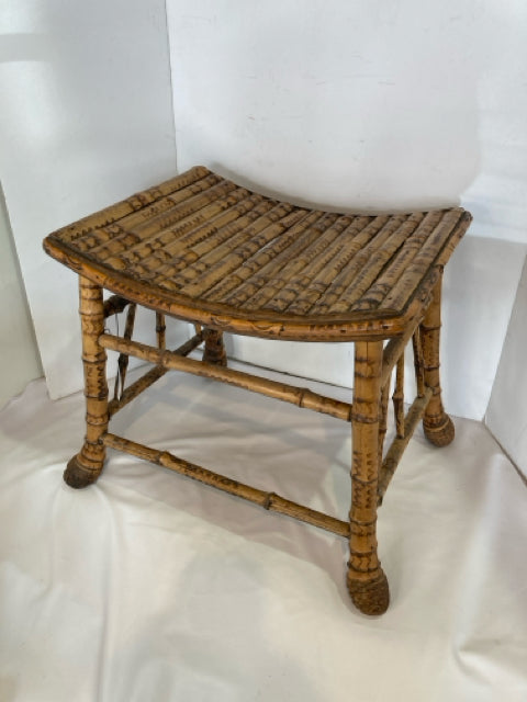 Natural Bamboo FootStool/Ottoman