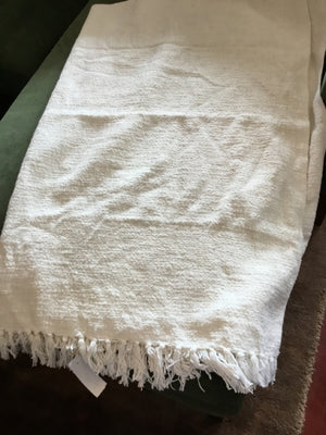 Cream Cotton Blanket