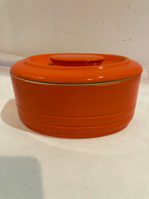 Westinghouse Refrigerator Orange Ceramic Lidded Bowl