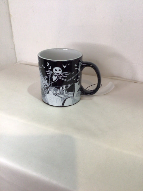 Halloween Black/White Ceramic Mug Holiday Item