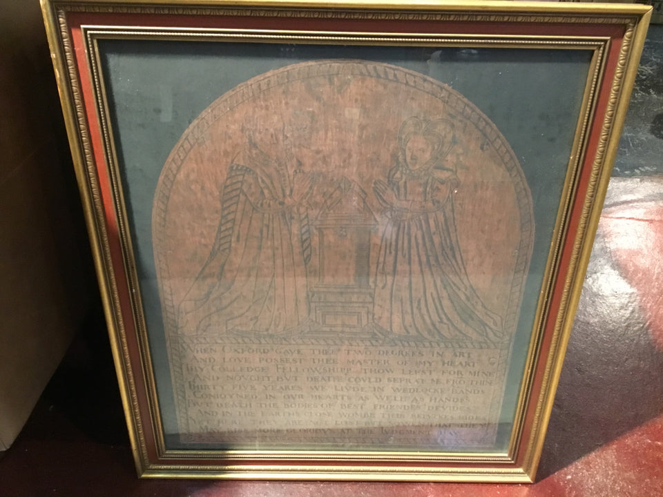 Traditional People Framed Art