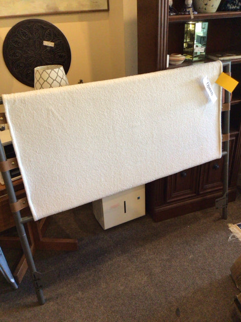 Queen Upholstered Cream Headboard
