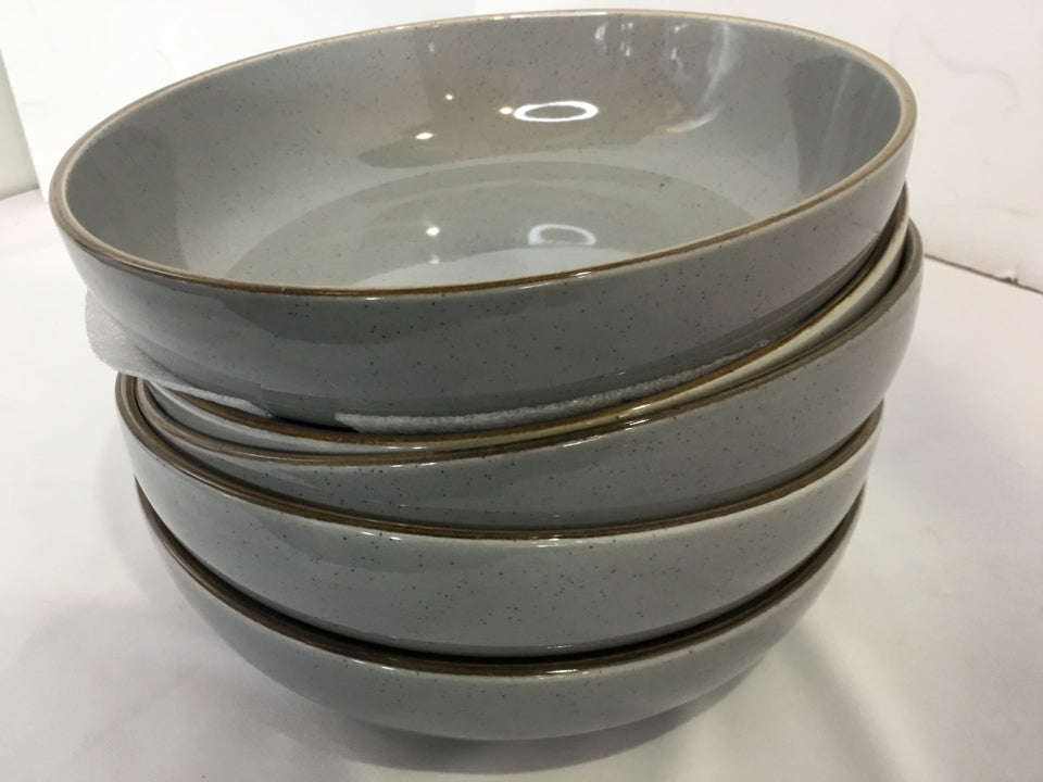 Bowl Gray Ceramic Set of 5 Bowl Set