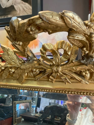 Ornate Gold Resin As Is Mirror