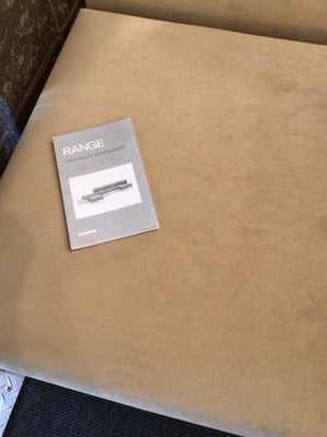 Burrow Modular Velvet Tan Bench 8XT2QSYP