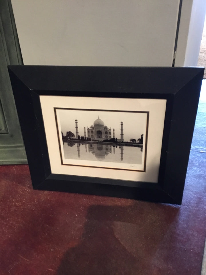 Architectural Black/White Buildings Framed Art
