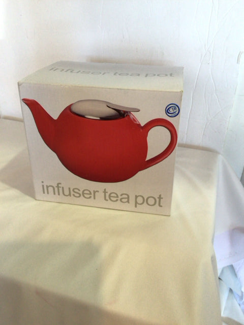 Red Tea Pot