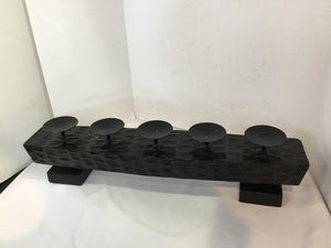 Black Metal Candle Holder