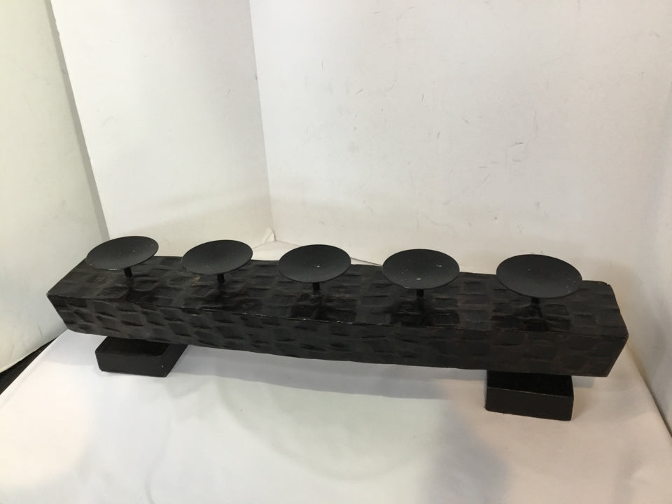 Black Metal Candle Holder