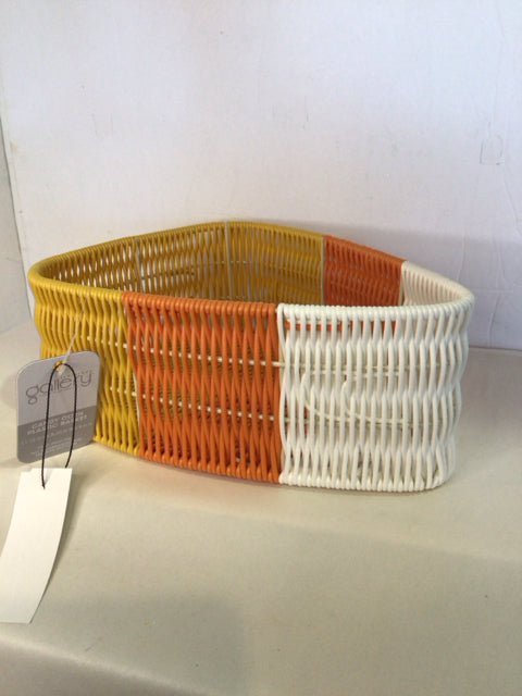 Halloween Yellow/Orange Basket Holiday Item