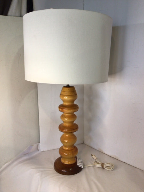 Brown Wood Lamp