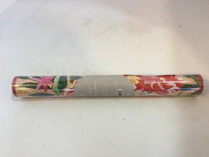 PIER 1 Pink/Green Paper Flowers Table Runner