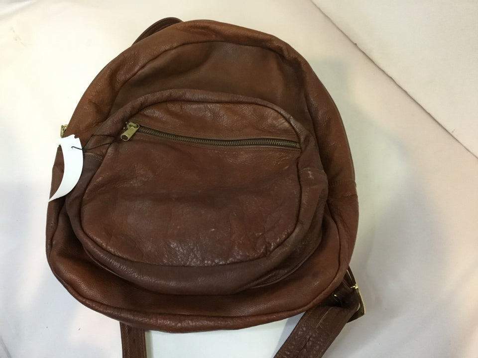 Leather Brown BackPack