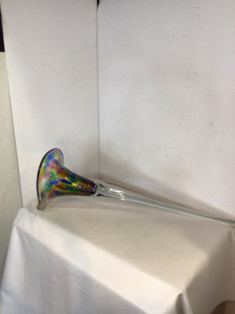 Multi-Color Blown Glass AS IS Faux Flowers