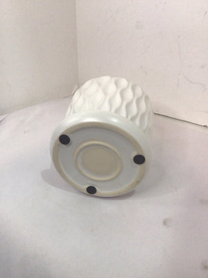 White Ceramic Planter