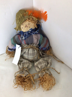 Halloween Multi-Color Cloth Scarecrow Holiday Item