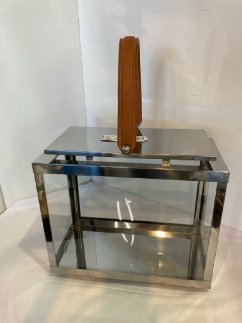 Chrome Metal Lantern