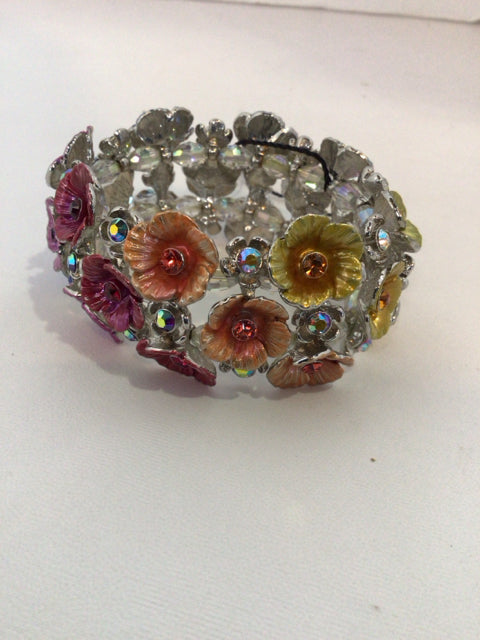 Multi-Color Floral Bracelet