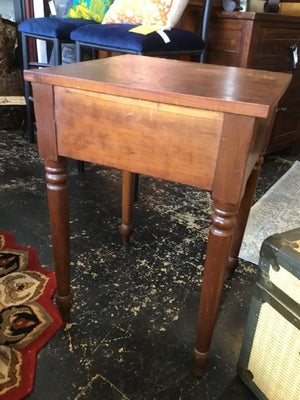 Rustic Wood Drawer Brown Table