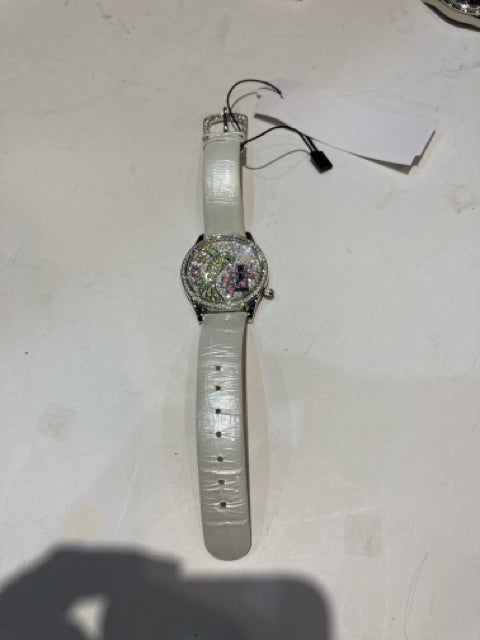 White Rhinestone Bird Watch