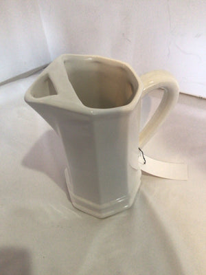 White Ceramic Pitcher