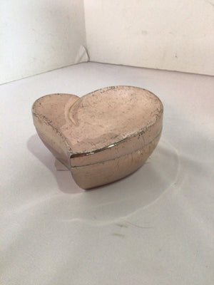 Metal Heart Silver Box