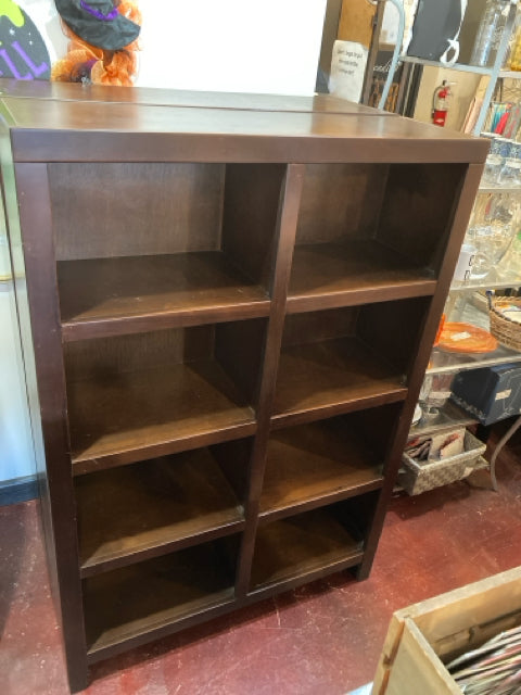 Wood Cubbies 4 shelf Brown Bookcase/Bookshelf